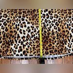 MSK Animal Print Maxi Skirt Brown Size M Photo 2