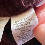 Loft Ann Taylor  Purple Corduroy Modern Skinny Pants Slim NWT Women's Size 27/4 Photo 4