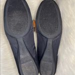 Nine West  Black slip-on shoes with a leather brown trim with a belt. Photo 6