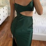Princess Polly Green Maxi Wedding Guest Dress Photo 1