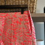 J.Crew Mid-Rise Pink Flower Jacquard Shorts, 2 Photo 3