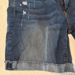 Denizen from Levi's  Dark Blue Distressed Jean Shorts Photo 3