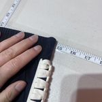 Parker Women's Silk Criss Cross Elastic Waist Pull-On Pants Black White Sz Small Photo 2