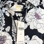 Anthropologie NWT  Maeve Printed Short-Sleeve Floral Maxi Shirt Dress XS Photo 4