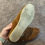 Toms embroidered tan suede slip on loafers Photo 6
