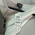 NWT INC International Concepts Green Crochet Knit Linen Twist Front Tops Size M Size M Photo 9