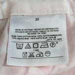 Old Navy  Orange Stripe Shorts Size 20 Preppy Orange Striped Chino Shorts Photo 5