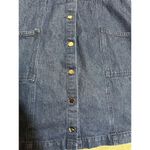 Lulus Women's Sleeveless Blue Denim Button Photo 7