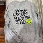 Boutique  Graphic Crewneck Sweatshirt Photo 0