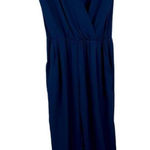 OODT Women’s Blue Wrap Jumpsuit Small Blue Photo 0