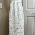 Cremiux Cremieux ivory color lace skirt  size 6 Photo 1