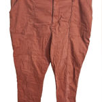 Lee Womens Regular Fit Straight Leg High Rise Cotton Ankle Chinos Dusty Rose 16W Photo 0