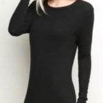 Brandy Melville  Black Long Sleeve Dress Photo 0