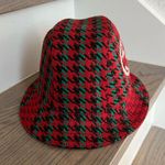 Gucci Wool Houndstooth Bucket Hat in Red Photo 8