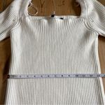 NWOT Lulus Gleaming Babe White Ribbed Knit Pearl Midi Sweater Dress Size XXL Photo 6