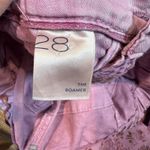 Pilcro  Anthropologie The Roamer Floral Patchwork Pants Pink Purple Size 28 Photo 5