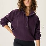 Outdoor Voices RecFleece Snap Jacket L Ube Purple Photo 1