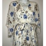 Baltic Born  Kia Kimono Maxi Dress in Blue Floral Size L Large NWT!!! Photo 1