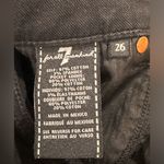 7 For All Mankind  Jean Shorts Cut Off High Rise 26 Black Beach Classic Vacay Photo 9