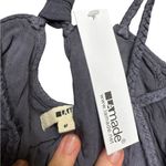 NWT LAmade Ombre Fringe Dress Medium Gray Photo 2