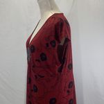 Apt. 9 Floral Maroon and Black Midi Dress Size XL NWT Photo 5
