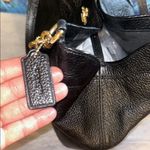 Coach  Lexy Black Pebbled Leather Shoulder Bag Photo 4