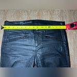 Madewell  Women's Coated Black Jeans,Faux Leather,Size 29 Photo 6