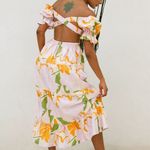 Sabo Skirt NWT  Poppi Maxi Cutout Dress Size 6 Medium Floral Boho Photo 3