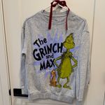 Dr. Seuss  Gray Grinch and Max Graphic Sweatshirt Photo 8