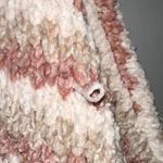 POL Pink and Cream Striped Sweater Photo 5