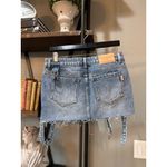 retrofete Sherona Denim Mini Skirt Oasis Womens Size 25 Blue Photo 8