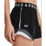 Under Armour  Women's Play Up Trico Athletic Shorts Black Size Large Loose Photo 2