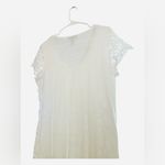 International concepts INC XL Brattenburg Cotton Lace overlay top blouse . Photo 6