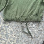 Magaschoni  Drawstring Hem Sweatshirt Olive Green Medium Photo 2