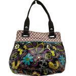 Fossil  Key-Per Floral Handbag Purse Tote Coated Canvas Multicolor One Size Photo 0