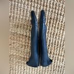 Escada Blue and Gold Flats with Elegant Gold Embellishment Size 39 Photo 9