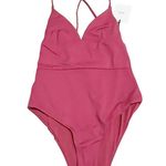 ONIA  Womens Valentina One-Piece Swimsuit In Rose Size Small New NWT MSRP $125 Photo 0