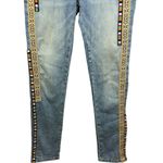 Pilcro Anthropologie  The Slim‎ Boyfriend Crop Embroidered Denim Jeans Size 26 Photo 10