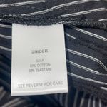 Snider Womens Striped Cardiff Full Zip Stretch Coat Dress Black White Small NWOT Photo 9