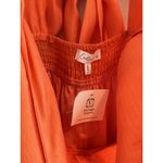 NWT Colesta Orange Dress Ruffle Large Open Back With Tie Stunning Photo 3