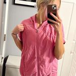 Nike Y2K Pink Sweatshirt Short Sleeve Hoodie Photo 0