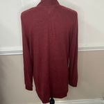 Market & Spruce Burgundy Red Open Front Cardigan Size Large Photo 1