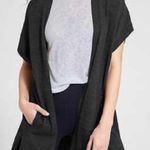 Athleta  Harmony Wrap Open Front Sweater Cardigan Dark Grey Size Small Photo 0