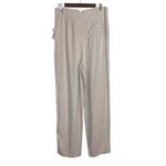 Free People NWT Tan Calla Trouser Pants Womens 8 Linen Blend Pleated Wide Leg Photo 5
