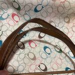 Coach  Chelsea Leah Tote Zip Bag C1077-F15140 Multicolor Signature “C” Handbag Photo 13