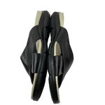 Liz Claiborne  Alisa black leather criss cross strap slip on comfort sandals 7.5 Photo 6