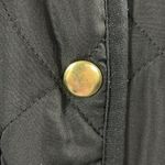 J. Crew Factory Quilted Jacket Black Gold Mock Neck Size XS (READ) Photo 4