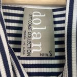 ANTHROPOLOGIE Dolan Ribbed Sleeveless Tank Dress Striped Left Coast Collect Sz S Blue Photo 4