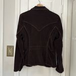 Vintage Y2K corduroy chocolate brown embroidered blazer Size M Photo 4