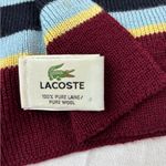 Lacoste  Wool Multicolor Wool Sweater Knit Scarf Photo 3